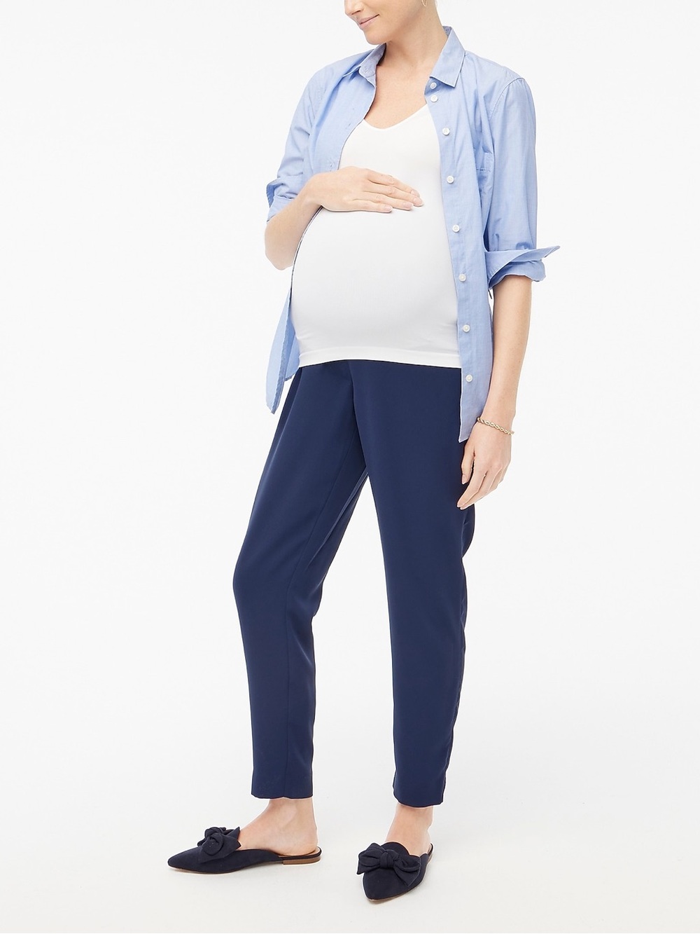 J. Crew Maternity Jamie Pants Navy Size 4